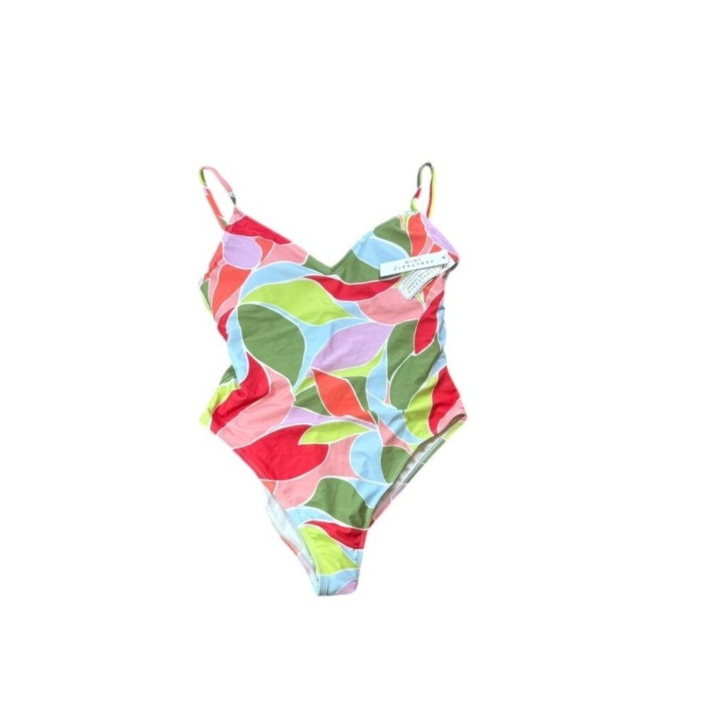 Sanctuary Swimsuit Womens Size Large Multi Print Floral One Piece Tropical